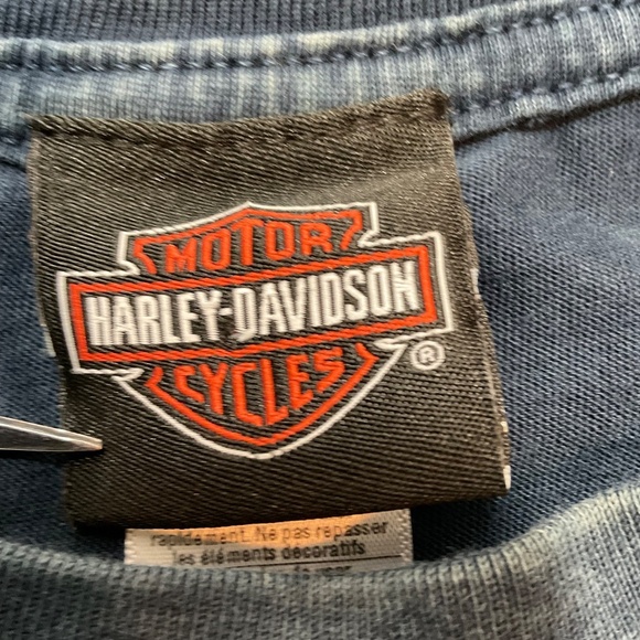 Harley-Davidson Long Sleeve Bulldog Smithfield NC Graphic Tee Size XL - Picture 11 of 12